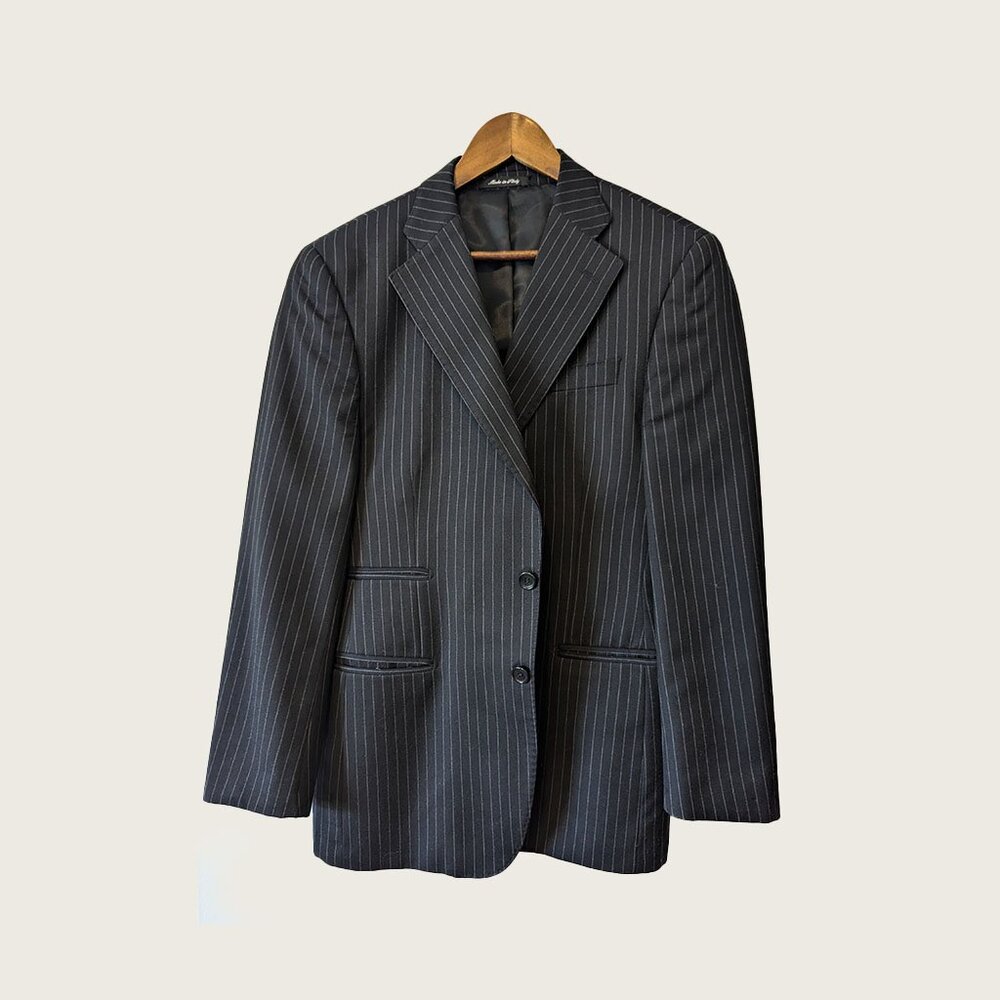 DANIELE ALESSANDRINI - Classic striped jacket - Sz 50